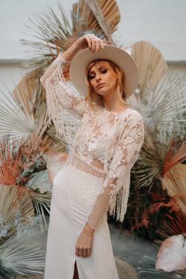 Alma Real - Robes de mariée - Collection 2021 - Photos : The Quirky - Blog mariage : La mariée aux pieds nus