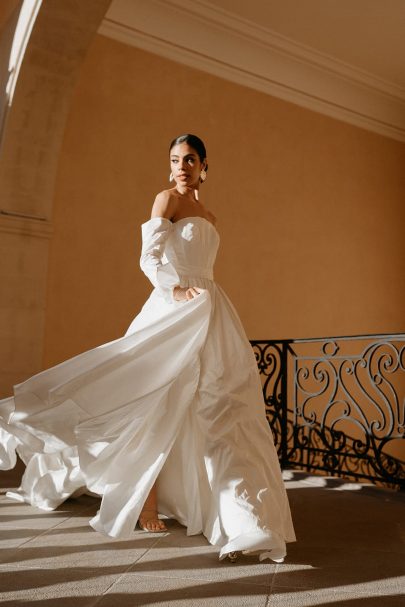 Alma Real - Robes de mariée - Collection 2024 - Photos : The Quirky - Blog mariage : La mariée aux pieds nus