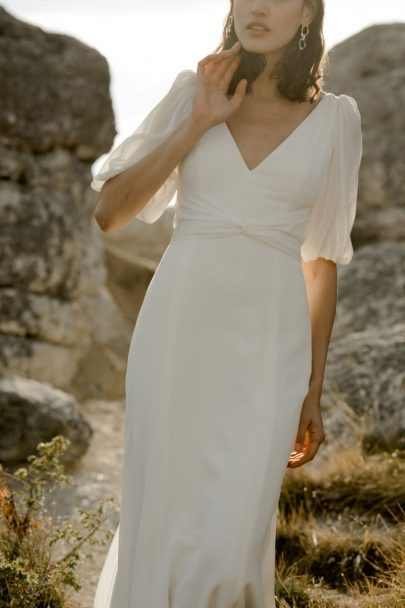 Amarildine - Robes de mariée - Collection 2023 - Photos : Solveig & Ronan - Blog mariage : La mariée aux pieds nus