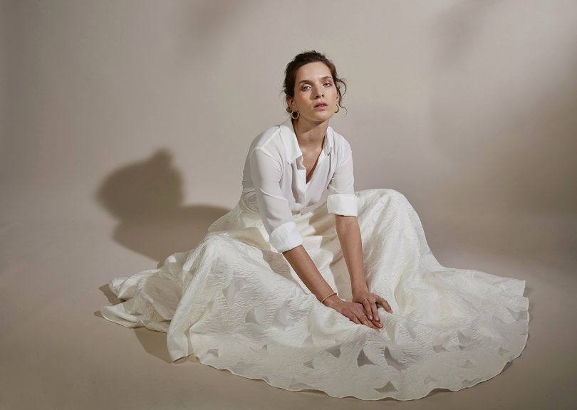 Anne de Lafforest - Robes de mariée - Collection 2020 - Blog mariage : La mariée aux pieds nus