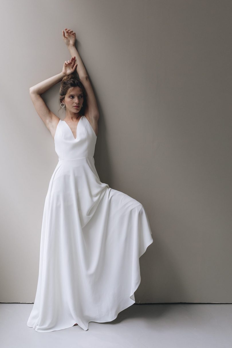 Anne de Lafforest - Robes de mariée - Collection 2021 - Photos : Aude Lemaitre - Blog mariage : La mariée aux pieds nus