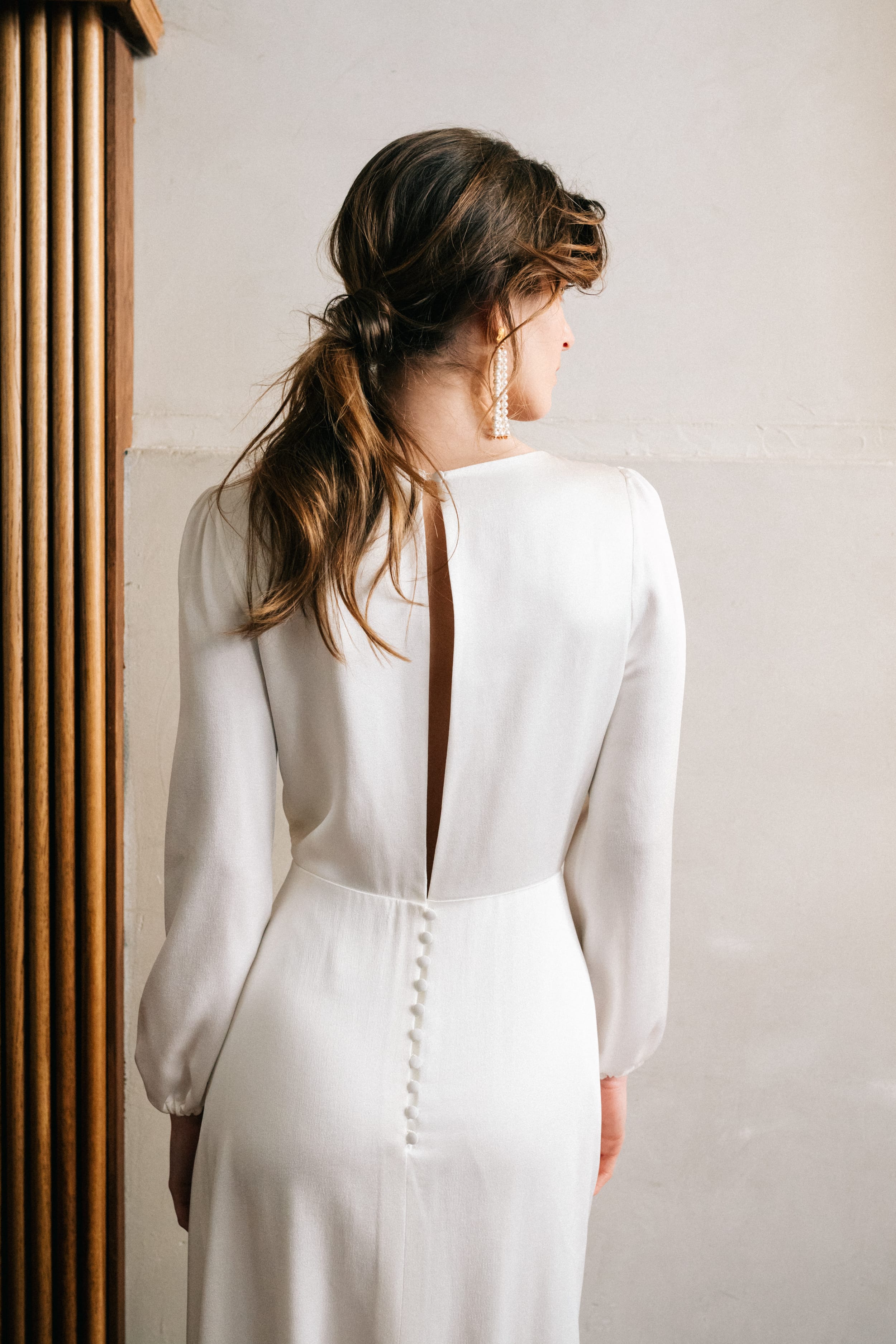 Anne de Lafforest - Robes de mariée - Collection 2022 - Photos : Aude Lemaitre - Blog mariage : La mariée aux pieds nus