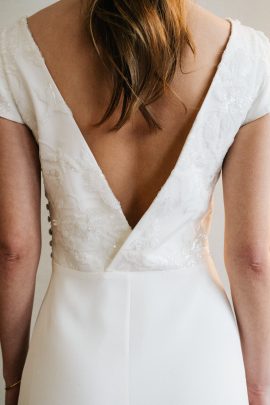 Anne de Lafforest - Robes de mariée - Collection 2022 - Photos : Aude Lemaitre - Blog mariage : La mariée aux pieds nus