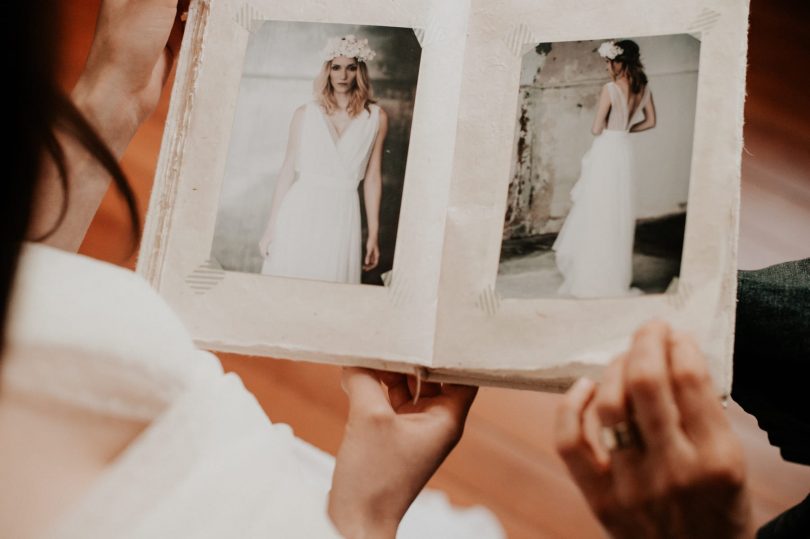 Portrait et visite de l'atelier de la créatrice Sylvie Mispouille - Photos : Céline Deligey - Blog mariage : La mariée aux pieds nus