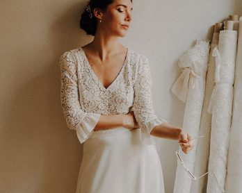 Atelier 2B - Robes de mariée - Collection 2023 - Photos : Céline Zed - Blog mariage : La mariée aux pieds nus