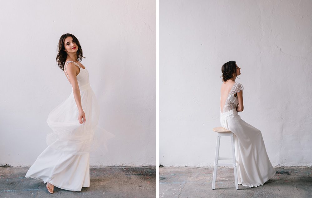 Aurélia Hoang - robes de mariée - Collection 2018 - Blog mariage : La mariée aux pieds nus