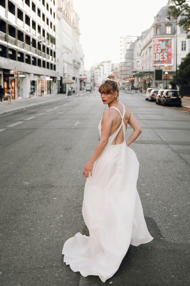 Azeline - Robes de mariée - Collection 2021 - Photos : Solenne Jakovsky - Blog mariage : La mariée aux pieds nus