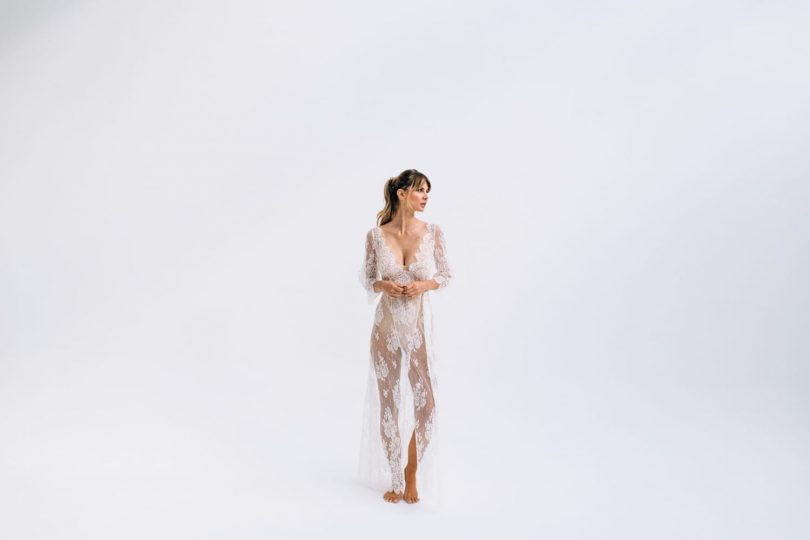 Alison Louvet x Maison Jeanne Young - Lingerie de mariée - Collection 2022 - Photos : Ingrid Lepan - Blog mariage : La mariée aux pieds nus