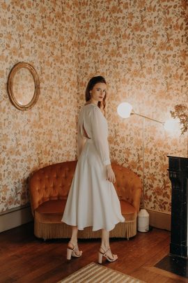Camille Marguet - Robes de mariée - Mariage civil - Collection 2021 - Photos : Baptiste Hauville - Blog mariage : La mariée aux pieds nus