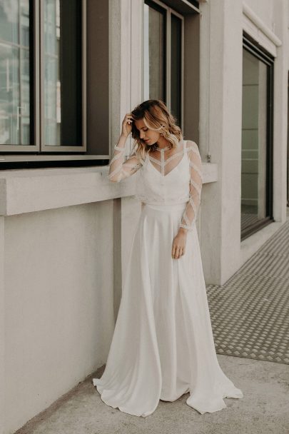 Camille MArguet - Robes de mariée - Collection 2019 - Photos : Baptiste Hauville - Blog mariage : La mariée aux pieds nus