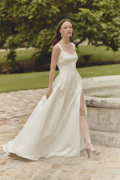 Camille Marguet - Robes de mariée - Collection 2024 - Photos : Fabien Courmont - Blog mariage : La mariée aux pieds nus