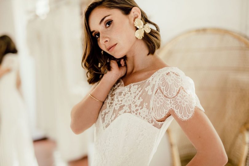 Camille Recollin - Robes de mariée Collection mariage civil 2019 - Blog mariage : La mariée aux pieds nus