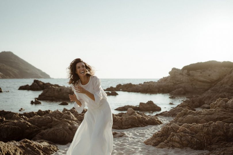 Cécile Casabianca - Robes de mariée - Collection 2021 - Photos : Aurélien Bretonnière - Blog mariage : La mariée aux pieds nus