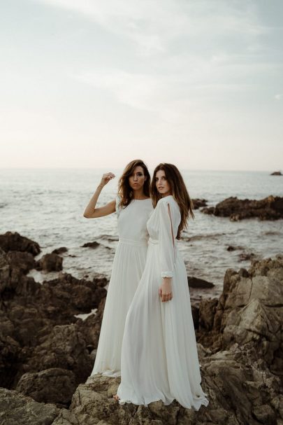 Cécile Casabianca - Robes de mariée - Collection 2021 - Photos : Aurélien Bretonnière - Blog mariage : La mariée aux pieds nus