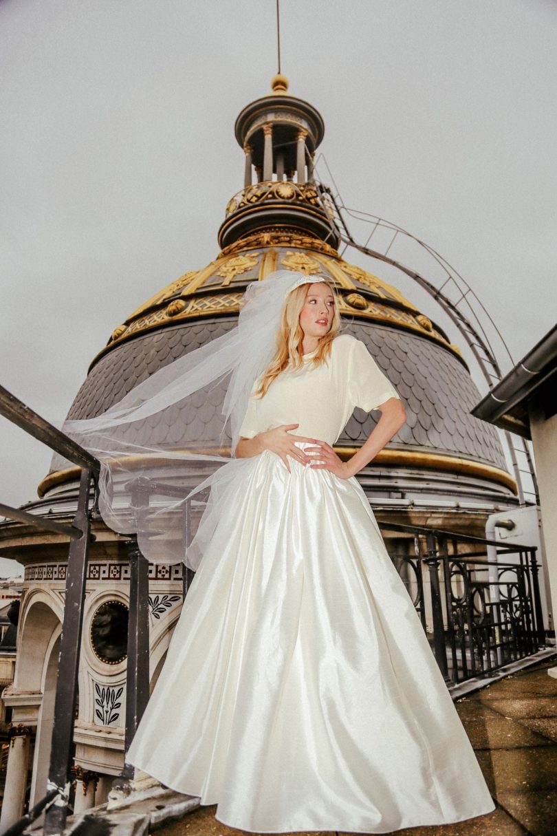 Céline de Monicault Vintage - Votre robe de mariée vintage disponible au Printemps Mariage - Blog mariage : La mariée aux pieds nus