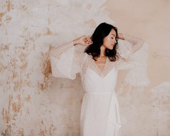 Céline Ménard - Robes de mariée - Collection 2021 - Photos : Céline Deligey - Blog mariage : La mariée aux pieds nus