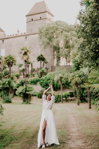 Céline Ménard - Robes de mariée - Collection 2022 - Photos : Céline Deligey - Blog mariage : La mariée aux pieds nus