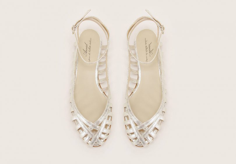 Ou trouver de jolies chaussures plates pour son mariage ? Sélection shopping sur le blog mariage La mariée aux pieds nus