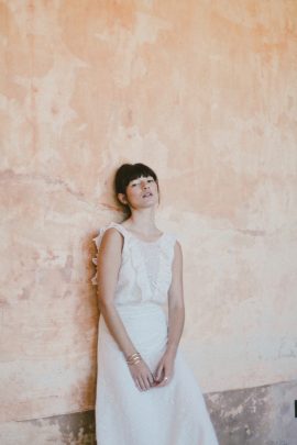 Christina Sfez - Robes de mariée - Collection 2018 - Blog mariage : La mariée aux pieds nus