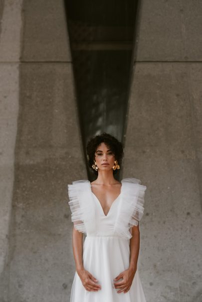 Clémentine Iacono - Robes de mariée - Collection 2021 - Photos : Chloé Lapeyssonnie - Blog mariage : La mariée aux pieds nus