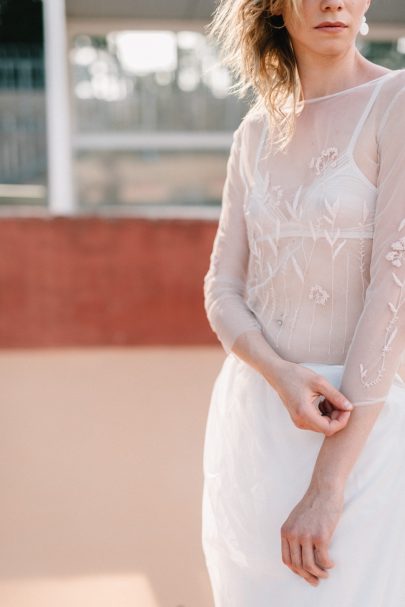 Clementine Iacono - Robe de mariée - Photos : Chloé Lapeyssonnie - Blog mariage- La mariée aux pieds nus