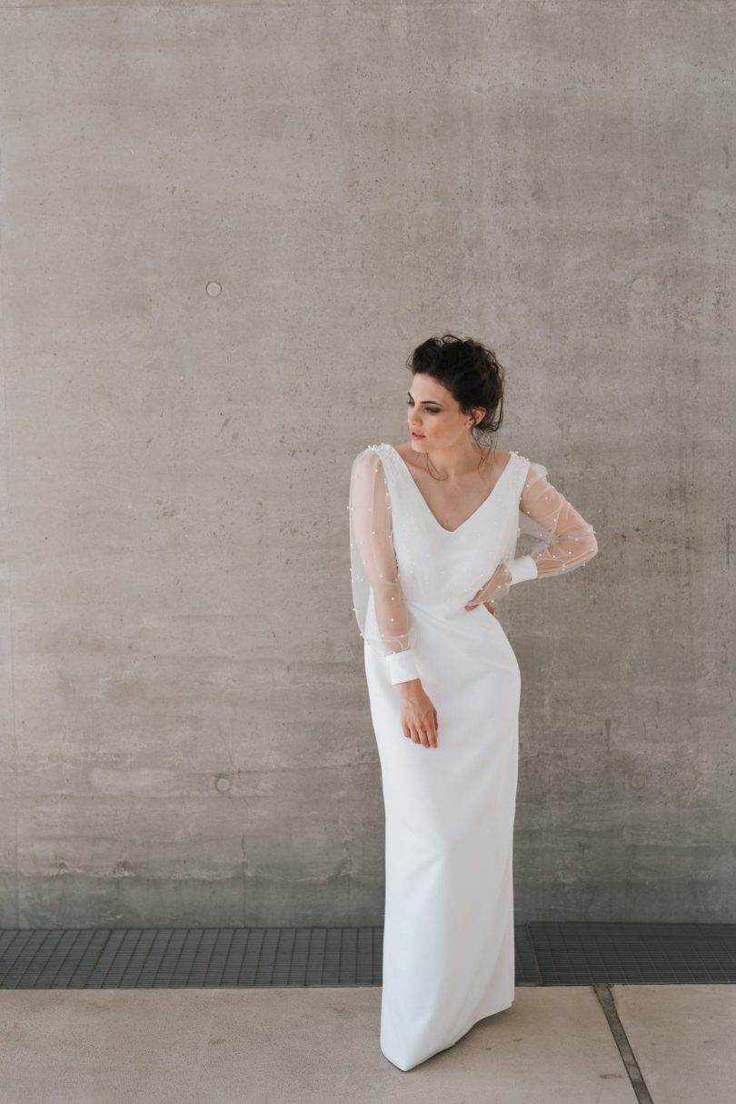 Clémentine Iacono - Robes de mariée - Collection 2020 - Photos : Chloe Lapeyssonnie - Blog mariage : La mariée aux pieds nus