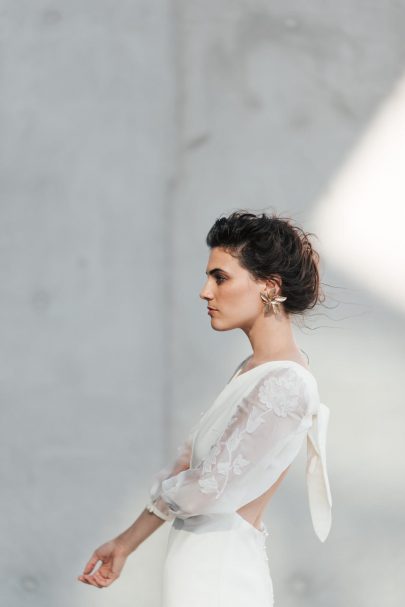 Clémentine Iacono - Robes de mariée - Collection 2020 - Photos : Chloe Lapeyssonnie - Blog mariage : La mariée aux pieds nus