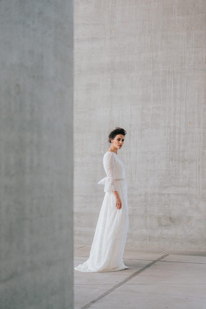 Clémentine Iacono - Robes de mariée - Collection 2020 - Photos : Chloe Lapeyssonnie - Blog mariage : La mariée aux pieds nus