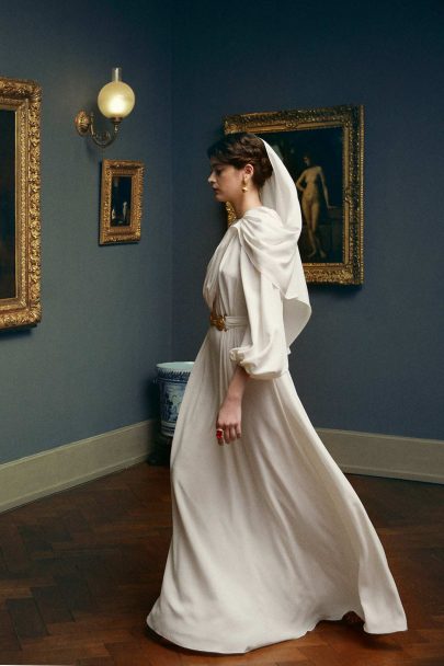 Daphné Bloc - Robes de mariée - Collection 2023 - Photos : Marianna Troiani - Blog mariage : La mariée aux pieds nus