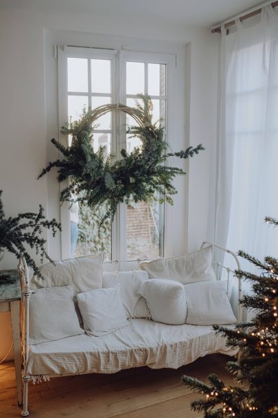 Une décoration de Noël simple et végétale - Photos : Alexandra Maldémé - Blog mariage : La mariée aux pieds nus