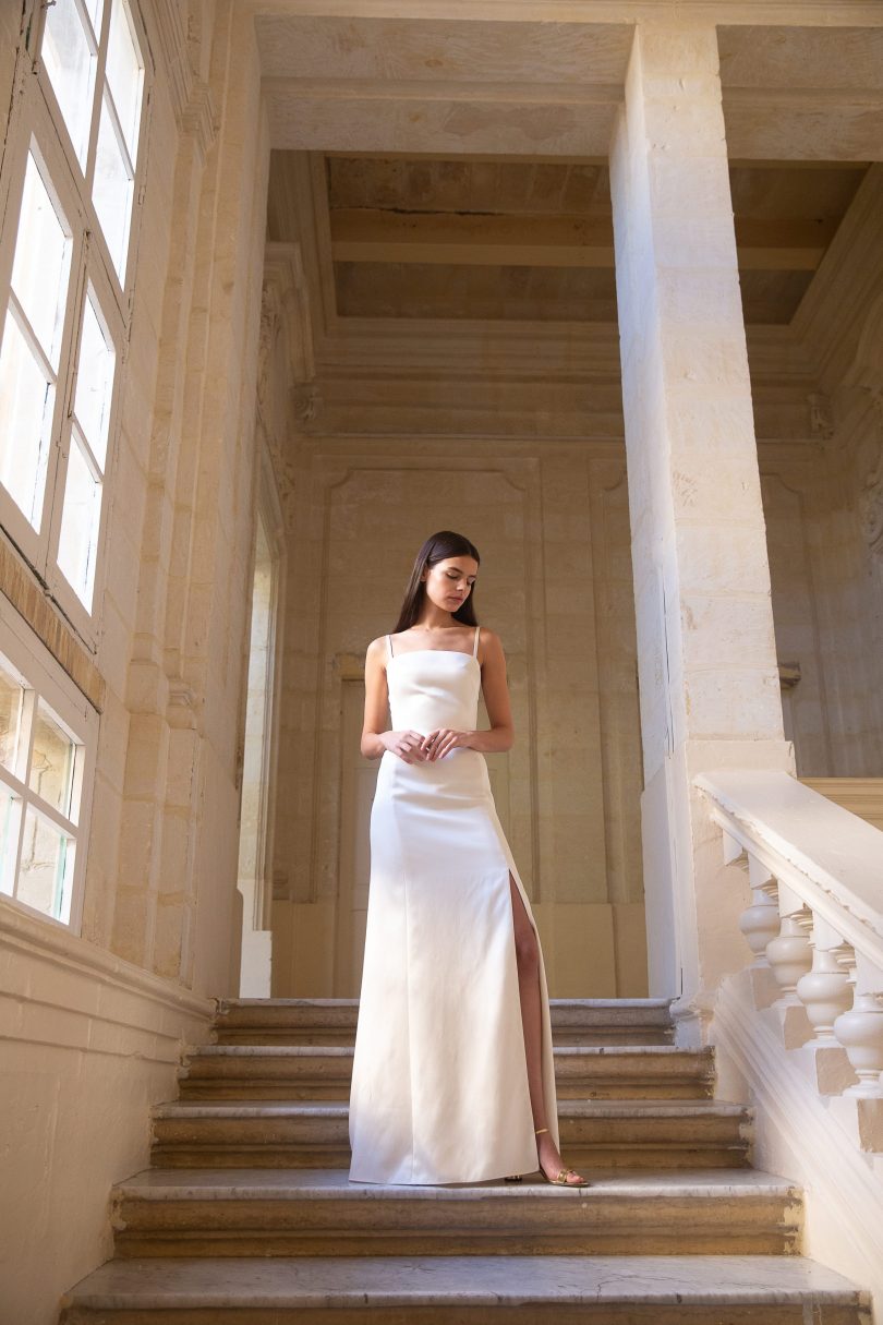 Diane de Malherbe - Robes de mariée - Collection 2022 - Blog mariage : La mariée aux pieds nus