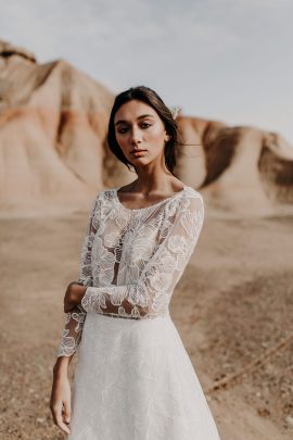 Eleonore Pauc - Robes de mariée - Collection 2019 - Photos : Yoris Photographe - Blog mariage : La mariée aux pieds nus