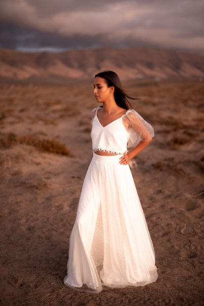Eleonore Pauc - Robes de mariée - Collection 2023 - Photos : Chloé Fayollas - Blog mariage : La mariée aux pieds nus