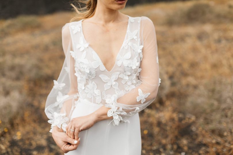 Elisa Ness - Robes de mariée - Collection 2019 - Photos : Fabien Courmont - Blog mariage : La mariée aux pieds nus