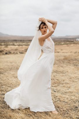 Elisa Ness - Robes de mariée - Collection 2019 - Photos : Fabien Courmont - Blog mariage : La mariée aux pieds nus