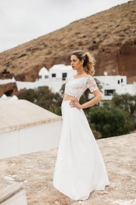 Elisa Ness - Robes de mariée - Collection 2019 - Photos : Fabien Courmont - Blog mariage : La mariée aux pieds nus