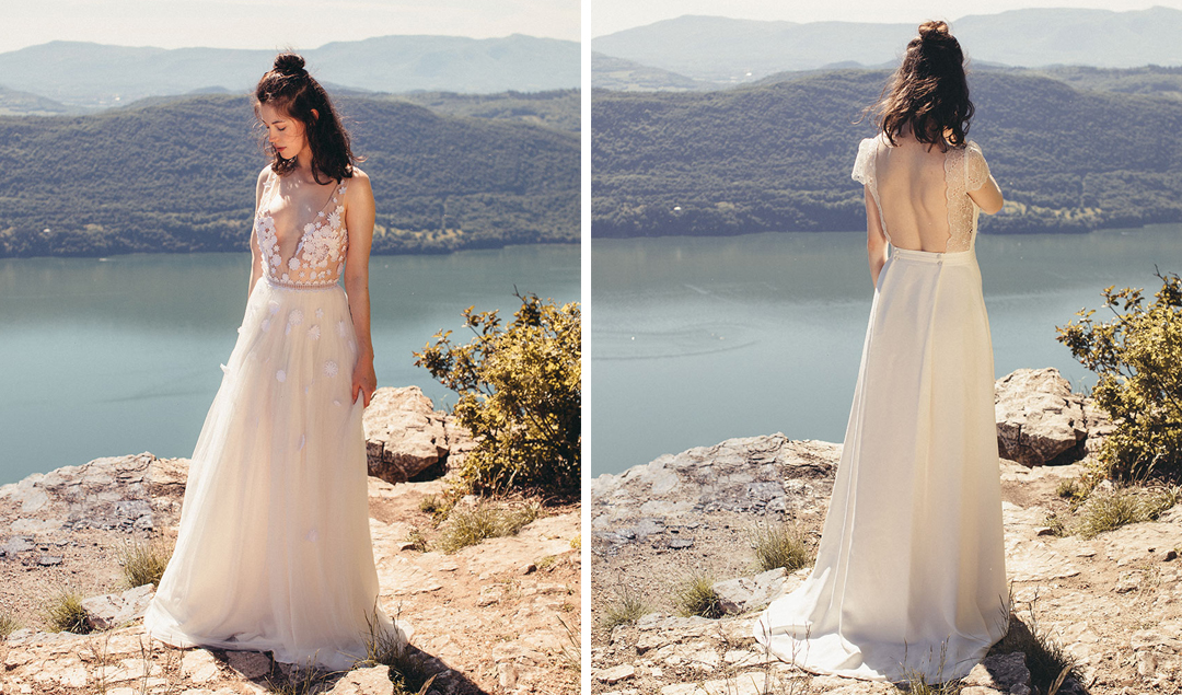 Elise Hameau - Robes de mariée - Collection 2018 - Blog mariage : La mariée aux pieds nusElise Hameau - Robes de mariée - Collection 2018 - Blog mariage : La mariée aux pieds nus