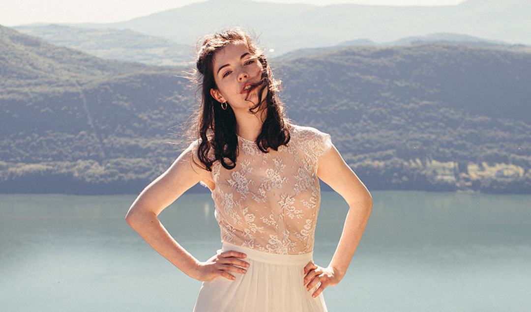 Elise Hameau - Robes de mariée - Collection 2018 - Blog mariage : La mariée aux pieds nus