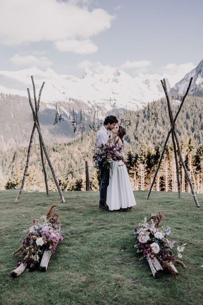 Un elopement au Gite du Passant dans les Alpes - Photos : Sidonie Vidal - Blog mariage : La mariée aux pieds nus