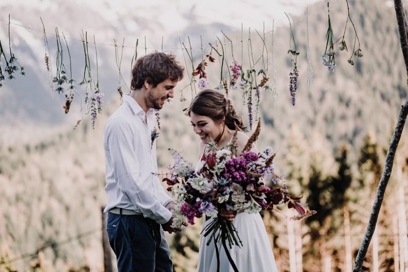 Un elopement au Gite du Passant dans les Alpes - Photos : Sidonie Vidal - Blog mariage : La mariée aux pieds nus