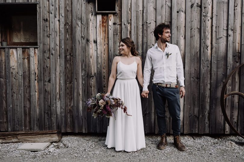 Un elopement au Gite du Passant dans les Alpes - Photos : Sidonie Vidal - Blog mariage : La mariée aux pieds nus