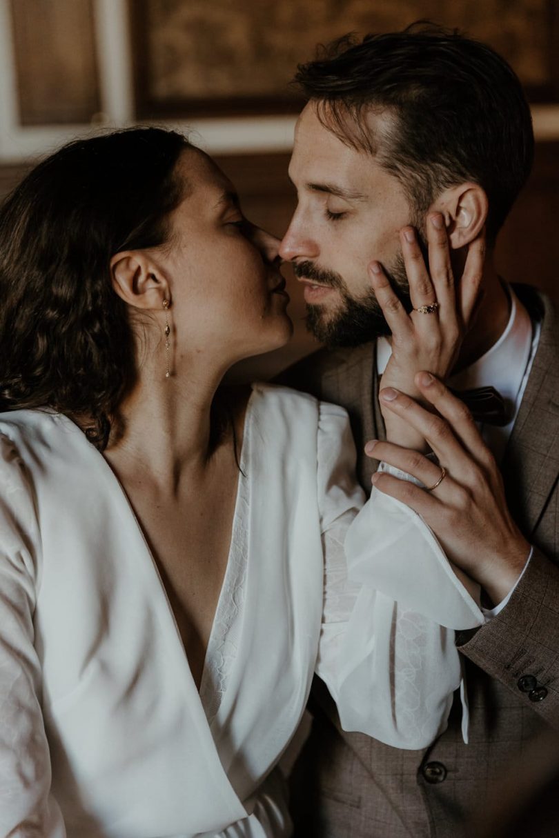 Un elopement en hiver au Château du Pordor en Loire Atlantique - Photos : Julia Allio - Blog mariage : La mariée aux pieds nus