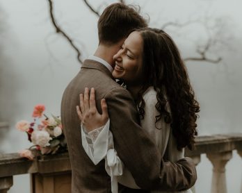 Un elopement en hiver au Château du Pordor en Loire Atlantique - Photos : Julia Allio - Blog mariage : La mariée aux pieds nus