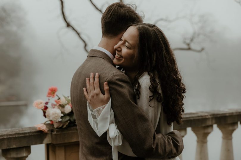 Un elopement en hiver au Château du Pordor en Loire Atlantique - Photos : Julia Allio - Blog mariage : La mariée aux pieds nus