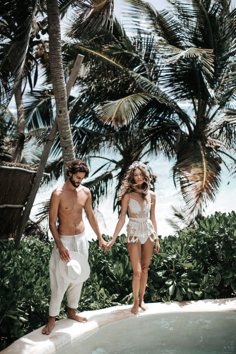 Un elopement à Tulum au Mexique - Photos : Pinewood Weddings - Blog mariage : La mariée aux pieds nus