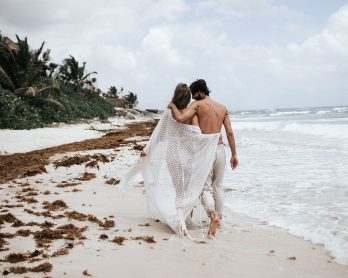 Un elopement à Tulum au Mexique - Photos : Pinewood Weddings - Blog mariage : La mariée aux pieds nus