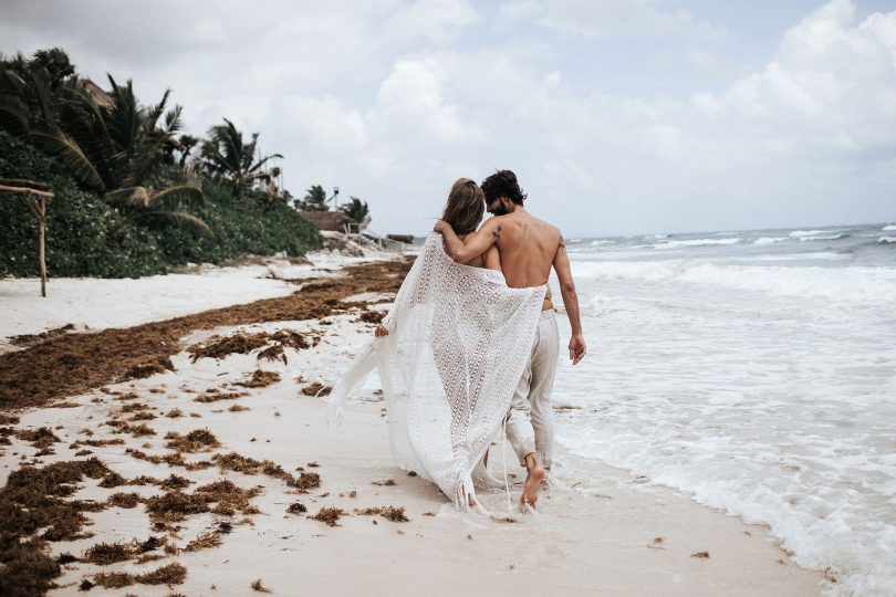 Un elopement à Tulum au Mexique - Photos : Pinewood Weddings - Blog mariage : La mariée aux pieds nus