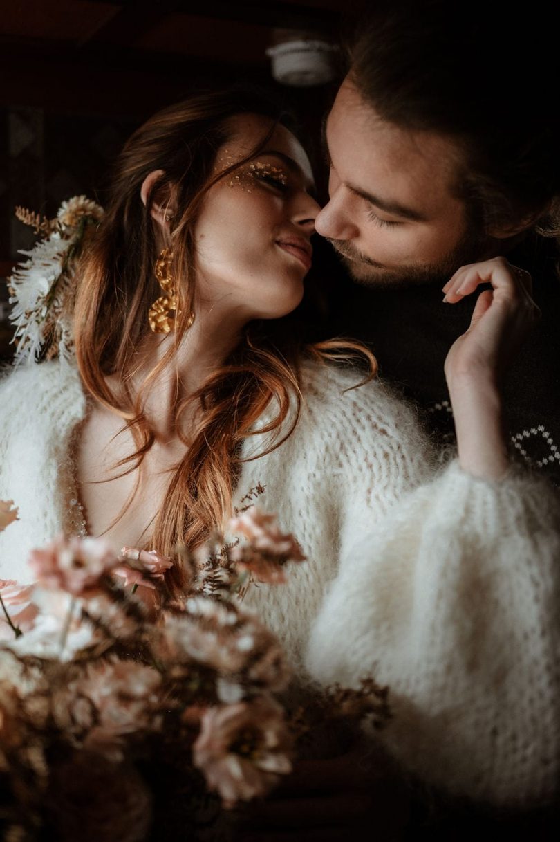 Un elopement sous la neige en hiver - Photos : Marie Dubrulle - Blog mariage : La mariée aux pieds nus