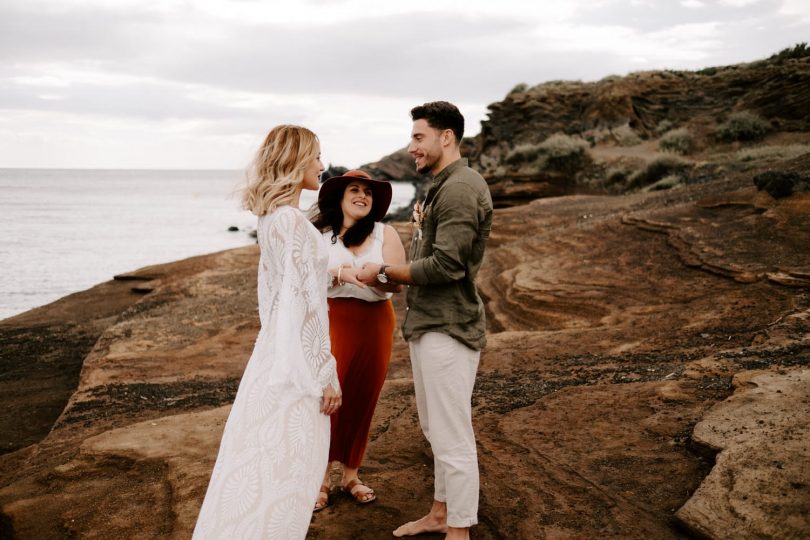 Un elopement sur la plage - Photos : Bel Esprit - Blog mariage : La mariée aux pieds nus