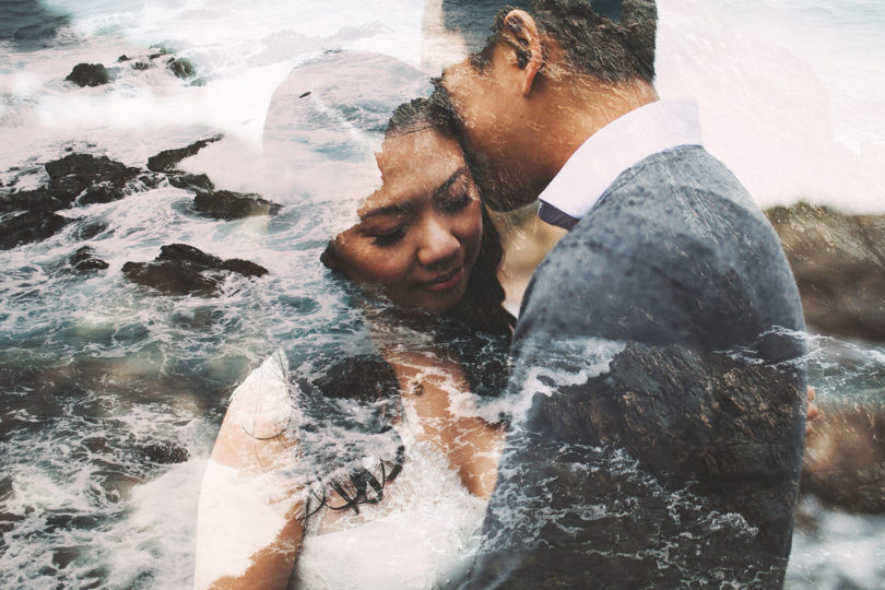 Une séance engagement sur l'Ile du Gaou - A découvrir sur le blog mariage www.lamarieeauxpiedsnus.com - Photos : Neupap Photography